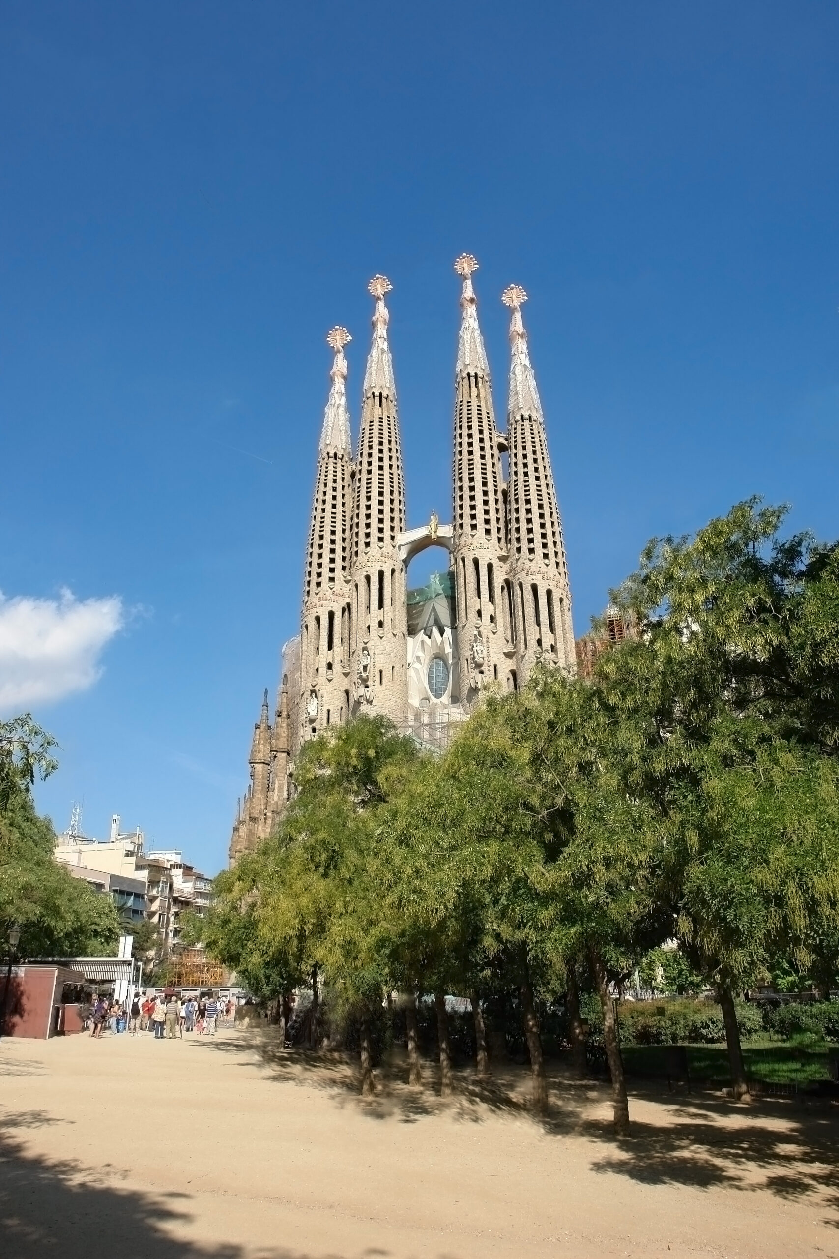 バルセロナの世界遺産サクラダファミリア大聖堂