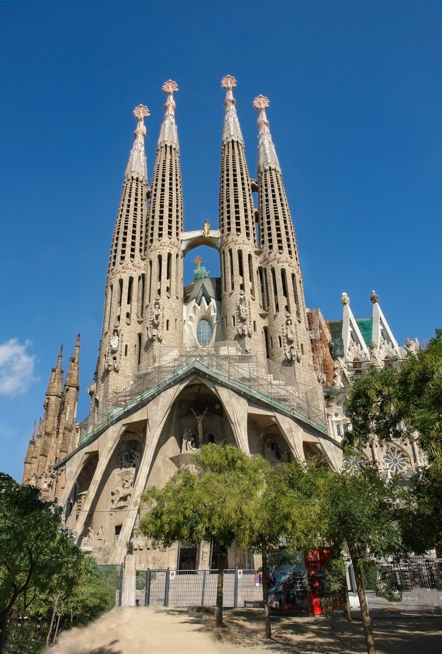 バルセロナの世界遺産サクラダファミリア大聖堂