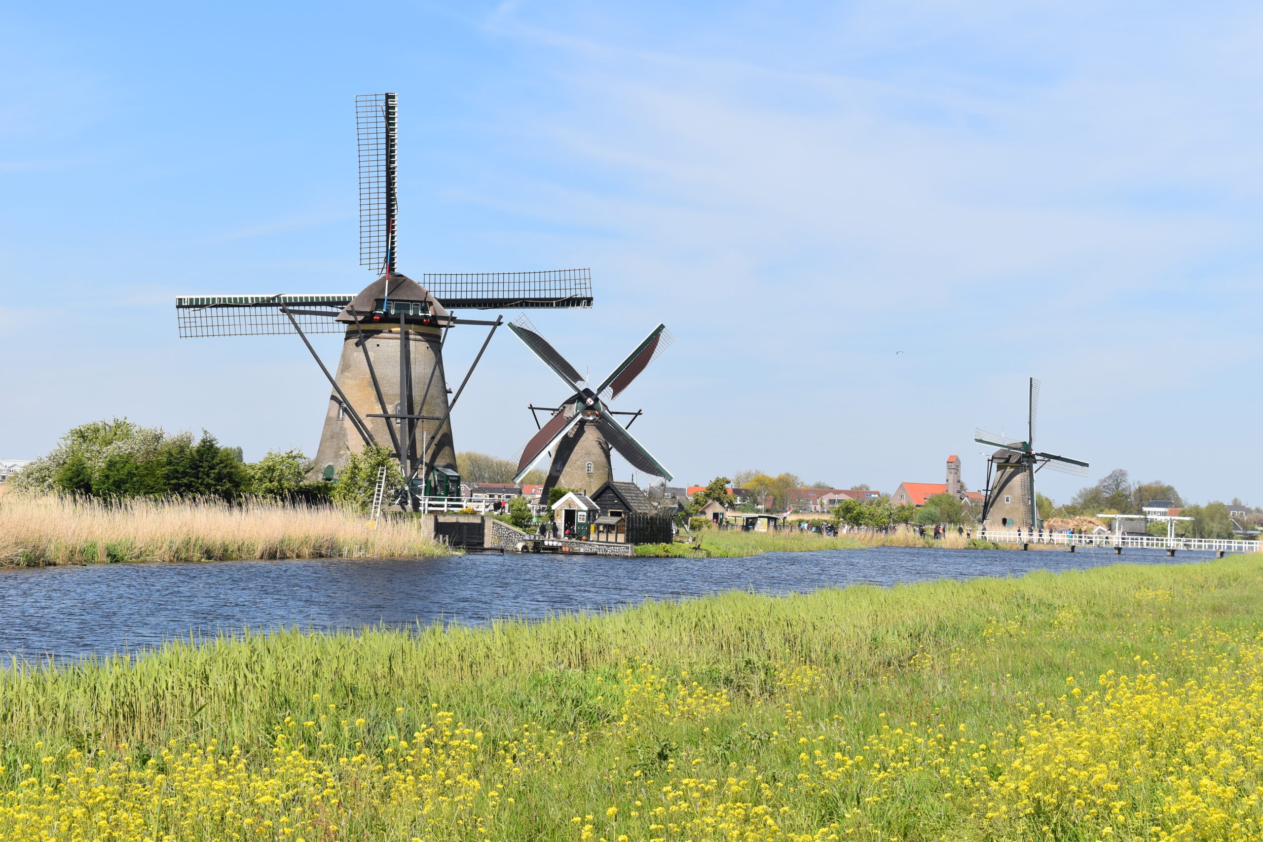 オランダ・キンデルダイクの風車